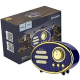 Hoco Zvučnik bežični, Bluetooth,retro, 1200 mAh, 5 h, 5 W - BS25 Time, Plavi Cijene