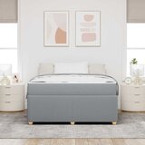  Krevetna konstrukcija Svijetlo siva 160 x 200 cm tkanina | Eponuda.com