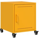  Noćni ormarići 2 kom boje senfa 36x39x43,5 cm čelični | Eponuda.com