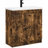 vidaXL Komplet pohištva za kopalnico Dimljen hrast 78,5 x 37,5 x 81 cm, (5000245480) | Shoptok.si
