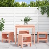  5-dijelni vrtni blagovaonski set od masivnog drva duglazije | shoptok.hr