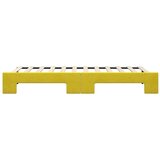  Dnevni krevet na razvlačenje žuti 90 x 200 cm baršunasti | shoptok.hr