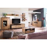 Livetastic DNEVNI REGAL, antracit, barve hrasta | Shoptok.si