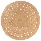  Ukrasni pleteni tepih od jute 180 cm okrugli | shoptok.hr