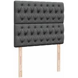  Krevet s oprugama i madracem tamnosivi 120 x 200 cm od tkanine | shoptok.hr