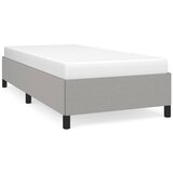 The Living Store Posteljni okvir svetlo siv 90x200 cm blago - Posteljni Okvir, (21531247) | Shoptok.si