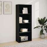 vidaXL Regal za knjige crni 60x30x152 cm od konstruiranog drva | shoptok.hr
