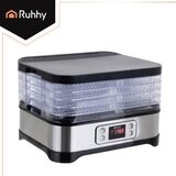 Ruhhy 25929- sušilica za voće i gljive 10L – dehidrator hrane s 5 razina, LCD, timer 24h, 35–70°C | shoptok.hr