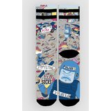 American Socks Mayhem - Mid High Socks beige / blue | Shoptok.si