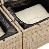  7-dijelni set vrtnih sofa od poliratana s jastucima bež | shoptok.hr