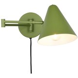 Zelena stenska svetilka z upogljivo konstrukcijo z vtikačem ø 15 cm Cosima – | Shoptok.si