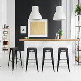 MID.YOU Barski Stol Vantaggio High Brush, Črna, Mat | Shoptok.si