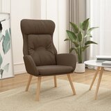  Stolica za opuštanje od tkanine smeđa | shoptok.hr