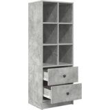 vidaXL betonska siva polica Betonska siva Beton Srednja | Shoptok.si
