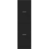 Ormarić za lijekove crni 40x41x144,5 cm konstruirano drvo | shoptok.hr