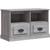 Maison Chic TV omarica - TV enota - Televizijska omarica siva sonoma 80x35x50 cm inženirski les, (21699670) Cene