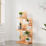  Stalak za cvijeće 60 x 25 x 130 cm od masivne jelovine | shoptok.hr