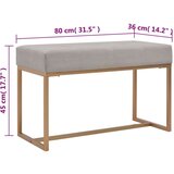  Klupa 80 cm siva baršunasta | shoptok.hr