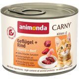  Ekonomično pakiranje animonda Carny kitten 24 x 200 g - Perad i govedina | shoptok.hr