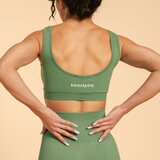 BeastPink sportski bralette hyper olivine | ePonuda.com
