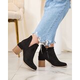 Resti Black Lemere square heeled boots | ePonuda.com