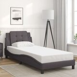  Okvir kreveta s LED-om bez madraca Zadar sivi 100 x 200 cm | shoptok.hr