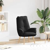  Fotelja Crna 69 x 74 x 93 cm Tkanina i šperploča | shoptok.hr