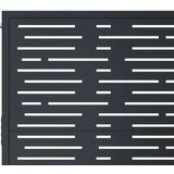  Vrtna vrata antracit 105 x 180 cm čelična četvrtasti dizajn | shoptok.hr
