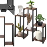 springos metalni stalak za cvijeće sa 6 polica, crni, visina 79 cm | shoptok.hr