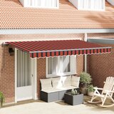 vidaXL Skrovita tenda Žuta i narančasta i bijela | shoptok.hr