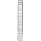  Lučne gabionske košare 2 kom 200x30x200/220cm pocinčano željezo | shoptok.hr