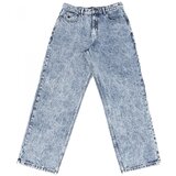 Nonsense Hlače Pant biggerfoot denim light Modra Cene