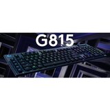 Logitech G815 LIGHTSYNC RGB GL Linear USB mehanska gaming slo črna tipkovnica | Shoptok.si