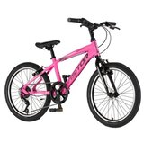Visitor bicikl junior 20 fox roll alu 20" tvrda alu 12" v-brake 6 brzina 132-155cm (xs) roze neon u 1203164 | Eponuda.com