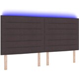  Uzglavlje Tamno smeđa 200 cm tkanina | shoptok.hr