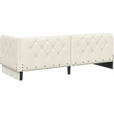  Kutni okvir kreveta Krema 80 x 200 cm Baršun | shoptok.hr