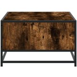  Stolić za kavu boja hrasta 100x57x35 cm od drva i metala | shoptok.hr