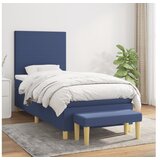  S oprugama i madracem plavi 90 x 200 cm od tkanine | shoptok.hr
