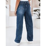 DStreet Jeansy damskie wide leg niebieskie | shoptok.hr