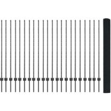  Zavarena žičana ograda s 44 U postova siva 1 4x50 m čelik | shoptok.hr