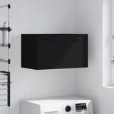 Maison Chic Stenska omarica - Zidna omarica črna 60x36,5x35 cm inženirski les iu89, (22063290) | Shoptok.si