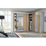Modern Living Kotna Omara Za Oblačila Alabama, Svetlo Siva | Shoptok.si