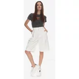 Carhartt WIP Kratke hlače za žene, boja: bež, glatki materijal, visoki struk, I030503-WAX