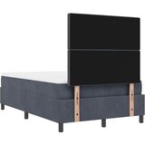  s opruga kutije Tamno siva 190 x 120 cm Baršun | shoptok.hr