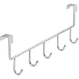 SIRO vješalica za vrata (d x v: 355 x 110 mm, broj kuka: 5 kom., kromirano) | shoptok.hr