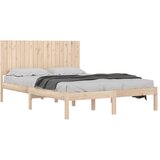  Okvir za krevet od masivnog drva 180 x 200 cm veliki bračni | shoptok.hr