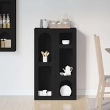  Strani šal Črna 59 x 35 x 100,5 cm Konstruiran les, (5000108451) | Shoptok.si