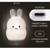 Zopa silikonska LED noćna lampica – veličina M Rabbit | shoptok.hr