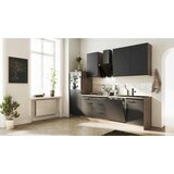 Flex-Well Kuhinjski Blok Z Aparati Capri, Črna, Barva Hrasta | Shoptok.si