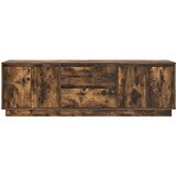 TV ormarić s LED svjetlima boja dimljenog hrasta 160,5x41x50 cm | shoptok.hr